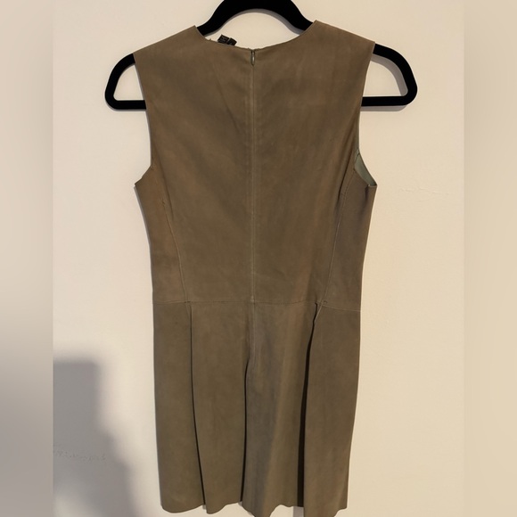 Vince Suede Sleeveless Dress - Picture 4 of 6